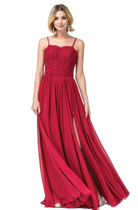 Embroidered wedding guest dresses in earthy tones for a rustic weddingDancing Queen - 2789 Beaded Lace Embroidery Square Neck A-Line Gown Embroidered wedding guest dresses in earthy tones for a rustic weddingDancing Queen - 2789 Beaded Lace Embroidery Square Neck A-Line Gown