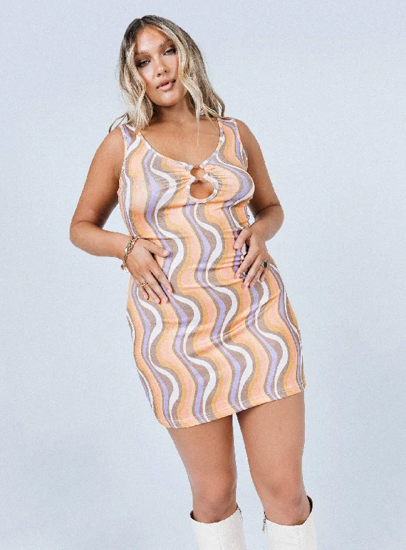 Bodycon dress for a cocktail party​Georgie Mini Dress Multi