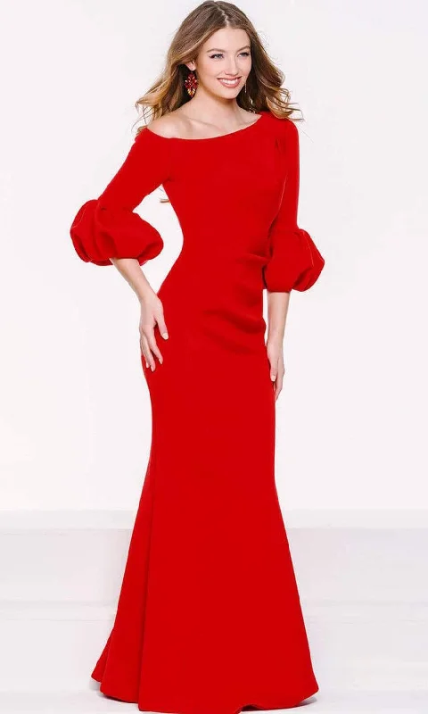 Wedding guest dresses with abstract prints and long trainsJovani - 39739 Pleat Mother of the Groom Trumpet Gown Wedding guest dresses with abstract prints and long trainsJovani - 39739 Pleat Mother of the Groom Trumpet Gown