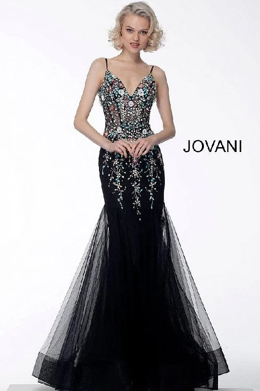 Long - sleeved bodycon dress for a formal winter eventJovani 63659 Long Spaghetti Strap Mermaid Prom Gown Long - sleeved bodycon dress for a formal winter eventJovani 63659 Long Spaghetti Strap Mermaid Prom Gown