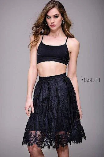 Cocktail dresses with a wrap - front style and a long - length optionJovani M41264 Two-Piece Short Cocktail Dress