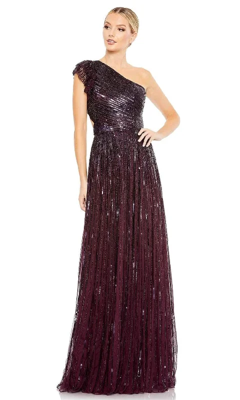 Sheer wedding guest dresses with lace inserts and long sleevesMac Duggal - 5565 Lace Up Style Sequined Gown Sheer wedding guest dresses with lace inserts and long sleevesMac Duggal - 5565 Lace Up Style Sequined Gown