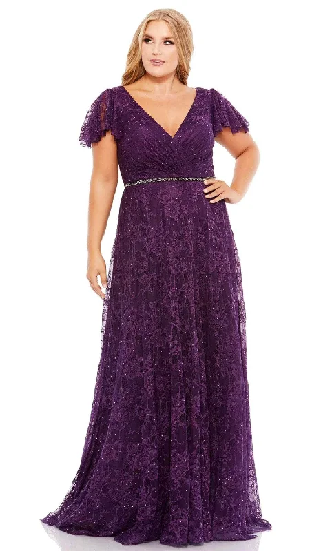 Wedding guest dresses with patchwork designs for a unique lookMac Duggal 67761 - Floral Laced A-line Gown Wedding guest dresses with patchwork designs for a unique lookMac Duggal 67761 - Floral Laced A-line Gown