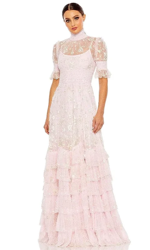 Metallic wedding guest dresses for a glamorous weddingMac Duggal 8005 - Ruffles Evening Dress Metallic wedding guest dresses for a glamorous weddingMac Duggal 8005 - Ruffles Evening Dress