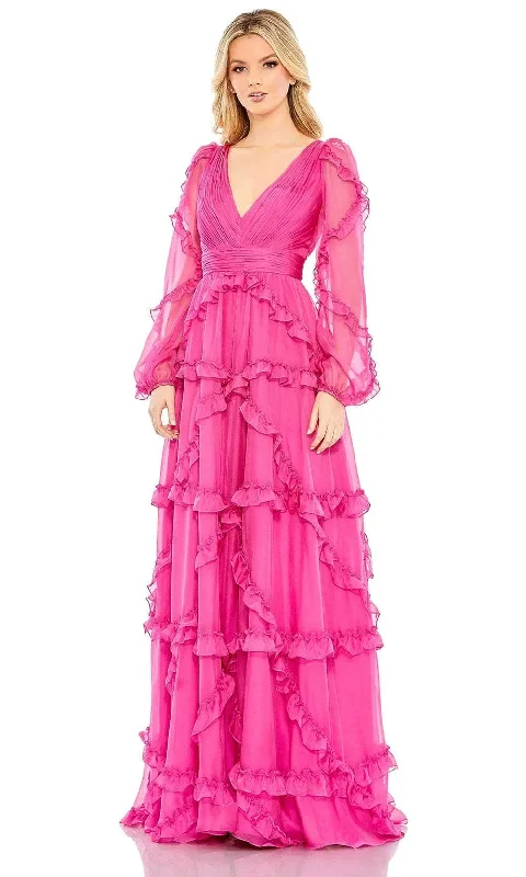 Wedding guest dresses with empire waists and tulle skirtsMac Duggal A68223 - Ruffled Evening Dress Wedding guest dresses with empire waists and tulle skirtsMac Duggal A68223 - Ruffled Evening Dress