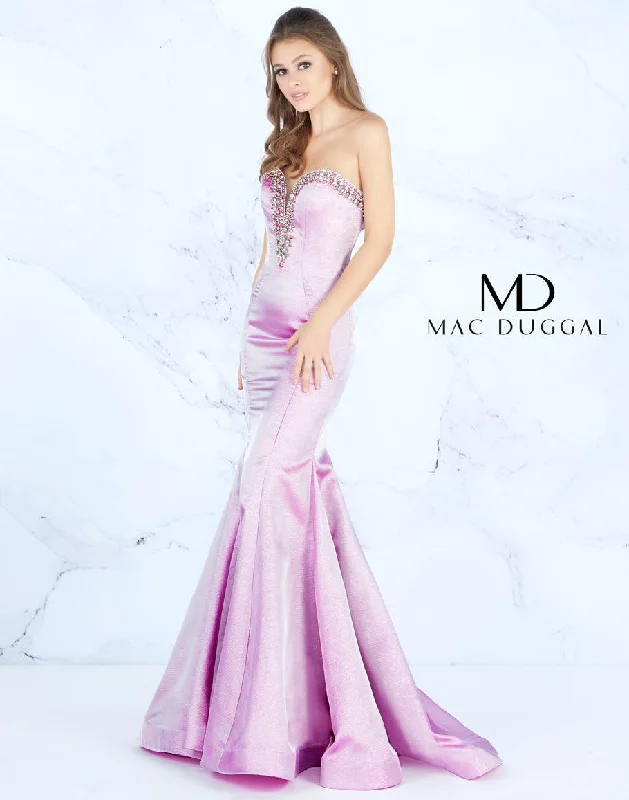 Wedding guest dresses with cold - shoulder designs and solid colorsMac Duggal Strapless Long Mermaid Evening Gown Prom Dress Wedding guest dresses with cold - shoulder designs and solid colorsMac Duggal Strapless Long Mermaid Evening Gown Prom Dress