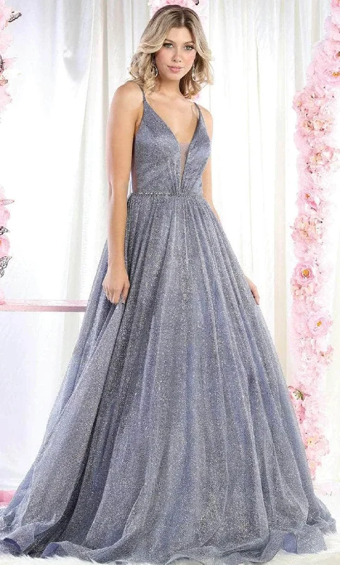 Strapless wedding guest dresses with rhinestone - studded bodicesMay Queen RQ7983 - Sleeveless V Neck A Line Dress Strapless wedding guest dresses with rhinestone - studded bodicesMay Queen RQ7983 - Sleeveless V Neck A Line Dress