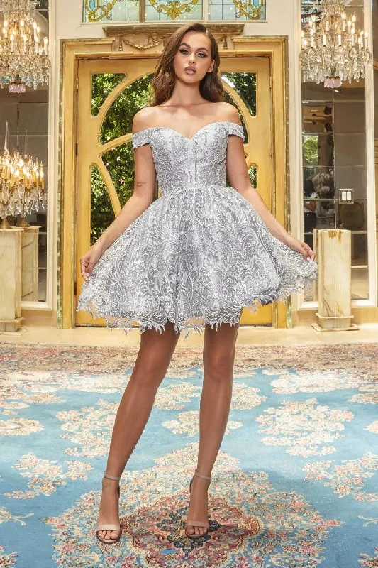 Bodycon dress for a music festival​Portia And Scarlett 22071 Short Homecoming Dress