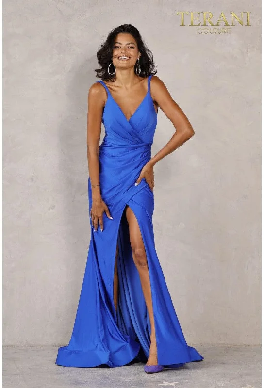 Tea - length wedding guest dresses with polka dot patternsTerani Couture 2111P4037 Sleeveless Long Prom Dress Sale Tea - length wedding guest dresses with polka dot patternsTerani Couture 2111P4037 Sleeveless Long Prom Dress Sale