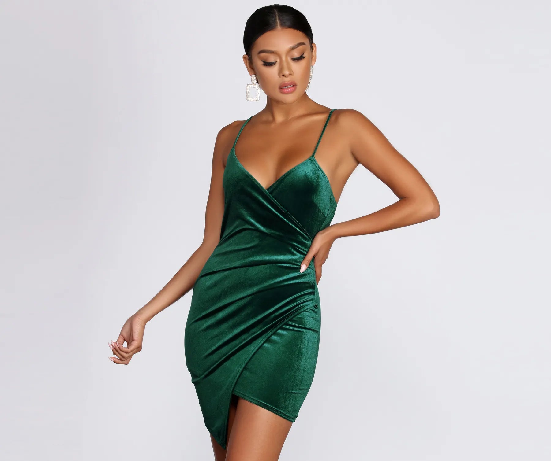 Little black cocktail dresses with lace detailingWrapped In Luxury Mini Dress