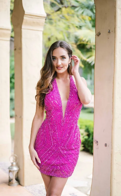 Beach party dresses made of lightweight and breathable fabric​Aleta 1307 Dress