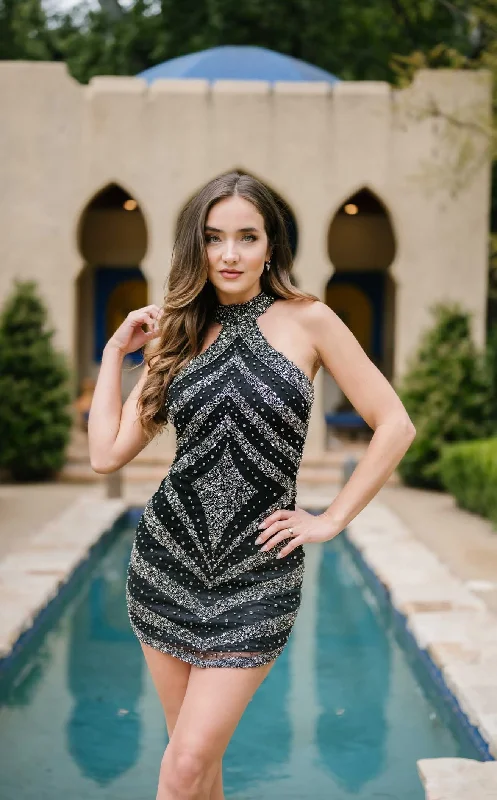 Empire - waist party dresses to accentuate the waistline​Aleta 1308 Dress