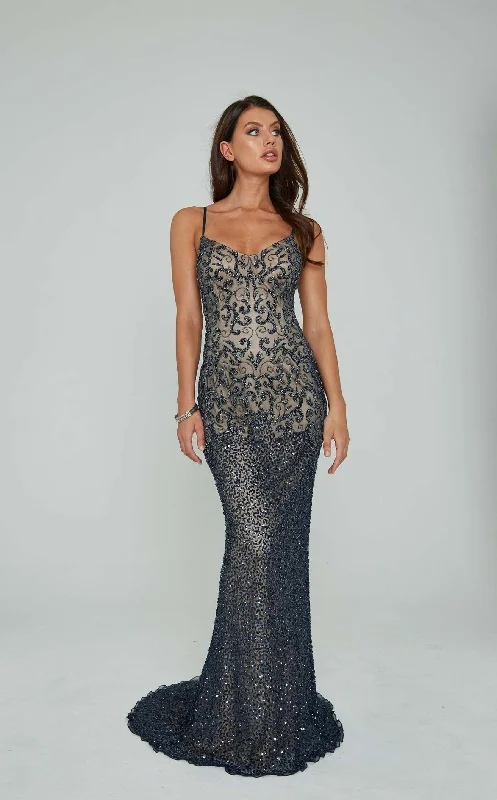 Formal dresses with halter necks and lace - up backs for a stylish promAleta 935 Dress Formal dresses with halter necks and lace - up backs for a stylish promAleta 935 Dress