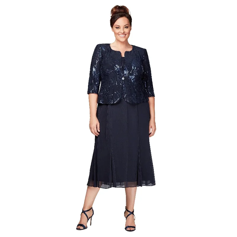 Long - sleeved bodycon dress for a formal winter eventAlex Evenings AE496267W Short Formal Dress Sale Long - sleeved bodycon dress for a formal winter eventAlex Evenings AE496267W Short Formal Dress Sale