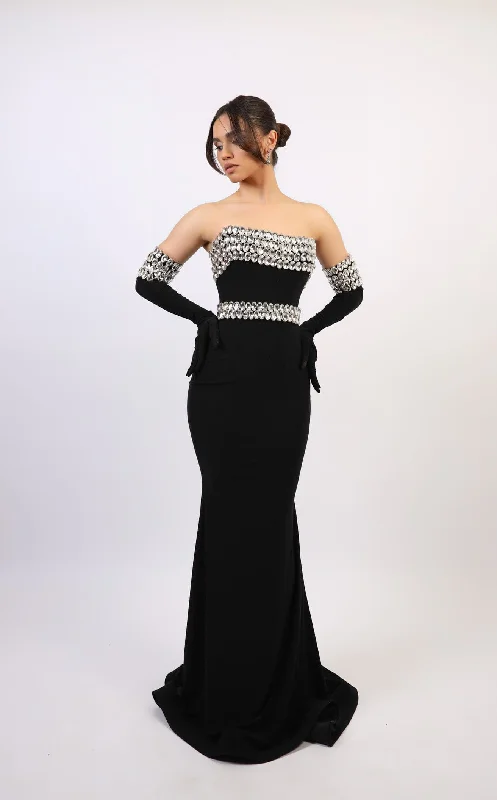 Formal dresses with fringe - trimmed sleeves and wrap - around styles for a bohemian - inspired formal eventChvmpayne Collection DL109 Dress Formal dresses with fringe - trimmed sleeves and wrap - around styles for a bohemian - inspired formal eventChvmpayne Collection DL109 Dress