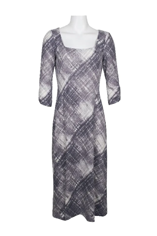 Bodycon dress with a one - shoulder designConnected Apparel Long 3/4 Sleeve Formal Dress Bodycon dress with a one - shoulder designConnected Apparel Long 3/4 Sleeve Formal Dress