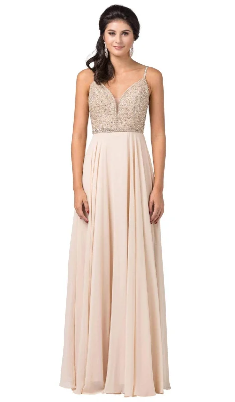 Prom dresses with tiered lace skirts and off - the - shoulder necklines for a feminine and elegant formal affairDancing Queen - 2493 Jewel Beaded A-Line Chiffon Gown Prom dresses with tiered lace skirts and off - the - shoulder necklines for a feminine and elegant formal affairDancing Queen - 2493 Jewel Beaded A-Line Chiffon Gown