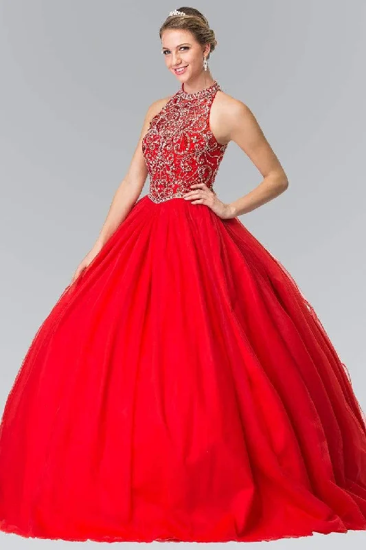 Prom dresses with side - slit pockets and solid - color fabrics for a practical and stylish formal lookElizabeth K - GL2206 High Illusion Ornate Ballgown Prom dresses with side - slit pockets and solid - color fabrics for a practical and stylish formal lookElizabeth K - GL2206 High Illusion Ornate Ballgown