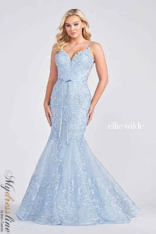 Sequined formal dresses with open backs for a sexy prom styleEllie Wilde EW122017