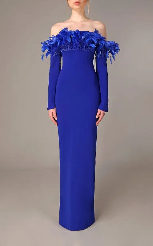 Formal dresses with fringe - trimmed sleeves and wrap - around styles for a bohemian - inspired formal eventJean Louis Sabaji 600628 Dress Formal dresses with fringe - trimmed sleeves and wrap - around styles for a bohemian - inspired formal eventJean Louis Sabaji 600628 Dress