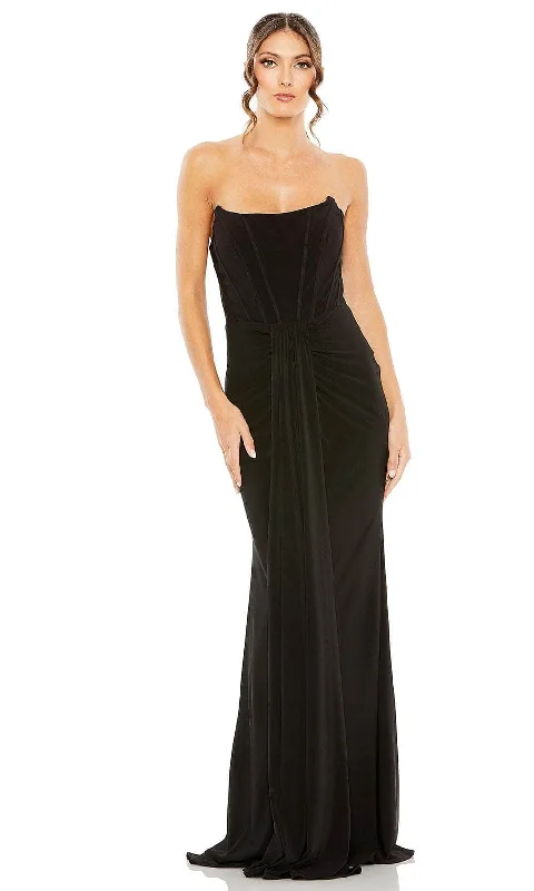 Prom dresses with lace - trimmed hems and off - the - shoulder necklines for a delicate lookIeena Duggal 13003 - Strapless Waist Detailed Evening Dress Prom dresses with lace - trimmed hems and off - the - shoulder necklines for a delicate lookIeena Duggal 13003 - Strapless Waist Detailed Evening Dress