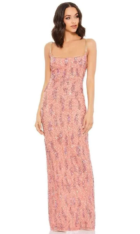 Bodycon dress with a metallic finishMac Duggal 10690 Long Embellished Sleeveless Gown Bodycon dress with a metallic finishMac Duggal 10690 Long Embellished Sleeveless Gown