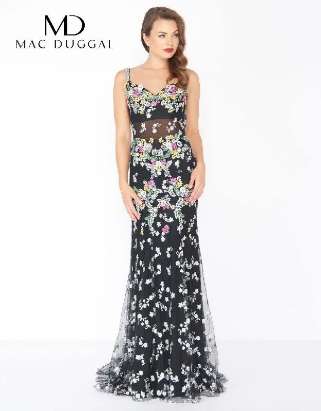 Bodycon dress with a wrap - around styleMac Duggal 50386 Prom Long Floral Evening Dress Bodycon dress with a wrap - around styleMac Duggal 50386 Prom Long Floral Evening Dress