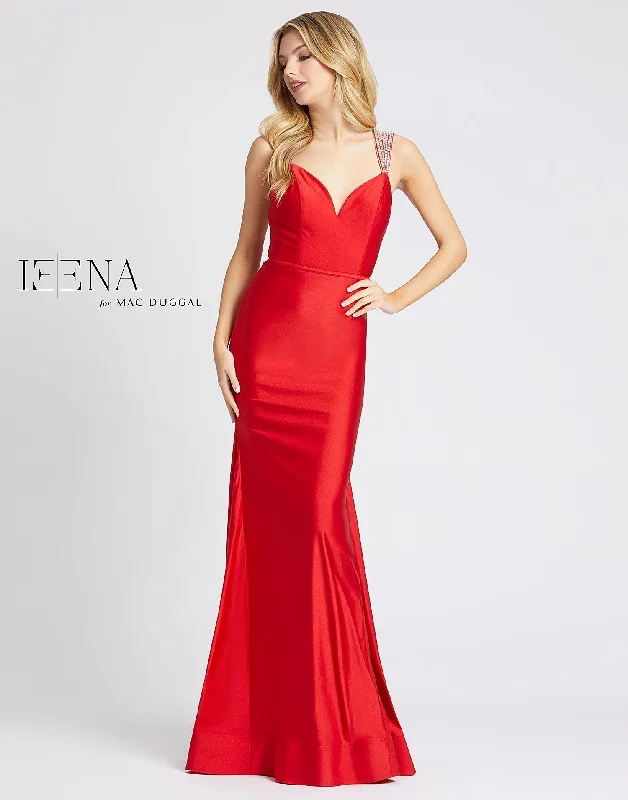 Bodycon dress with a zipper detail​Mac Duggal 26159 Prom Long Formal Mermaid Dress