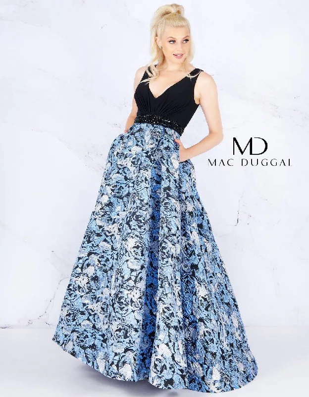 Solid - colored bodycon dress for a classic appearanceMac Duggal 55226 Prom Long Printed Ball Gown Solid - colored bodycon dress for a classic appearanceMac Duggal 55226 Prom Long Printed Ball Gown