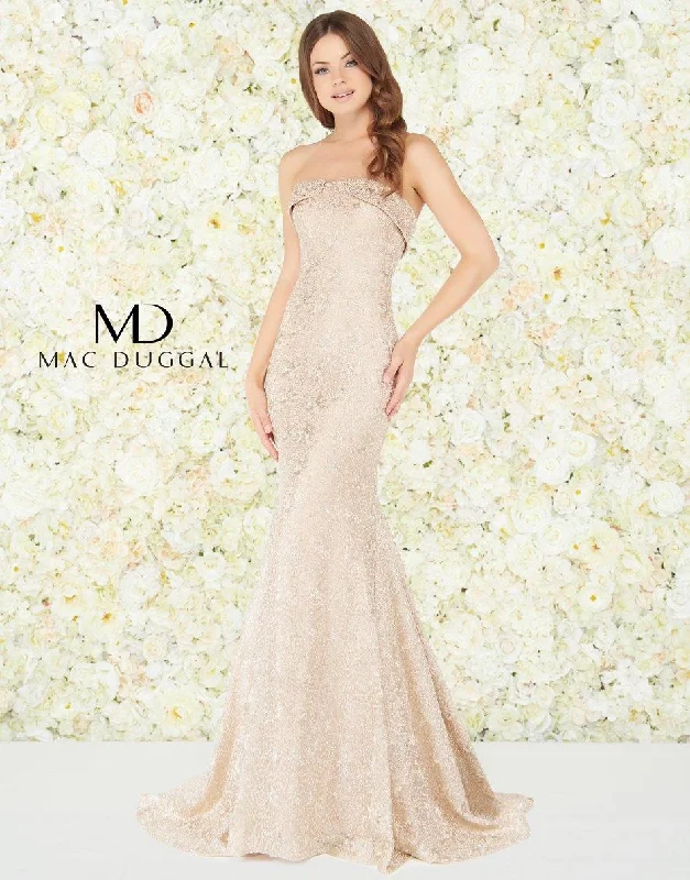 Bodycon dress with a ruffled trimMac Duggal 20084 Prom Long Strapless Mermaid Dress Bodycon dress with a ruffled trimMac Duggal 20084 Prom Long Strapless Mermaid Dress