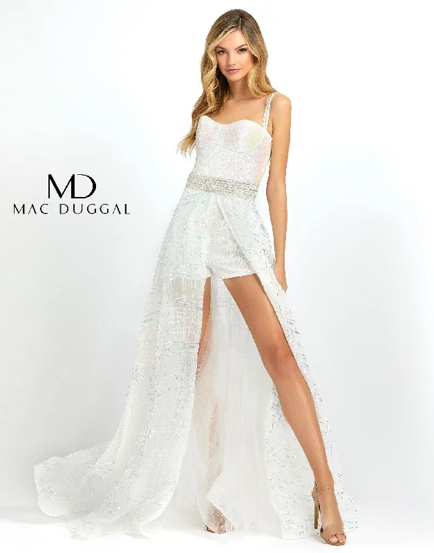 Plus - size bodycon dress for a flattering fitMac Duggal 66858 Short Sequined A Line Romper Plus - size bodycon dress for a flattering fitMac Duggal 66858 Short Sequined A Line Romper