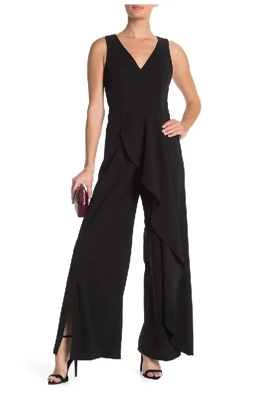 Bodycon dress in a neon color for a vibrant appearanceMarina Long Formal Sleeveless Ruffled Jumpsuit Bodycon dress in a neon color for a vibrant appearanceMarina Long Formal Sleeveless Ruffled Jumpsuit