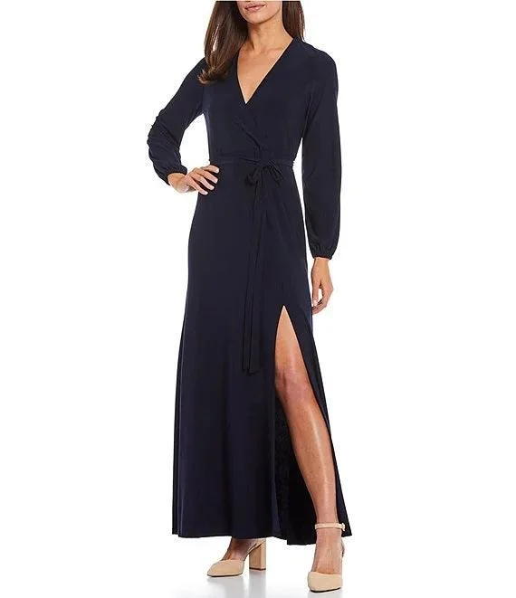 Bodycon dress for a date night​Marina Long Sleeve Formal Evening Dress