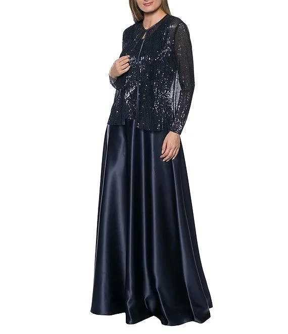 Bodycon dress with a cold - shoulder designMarina Long Sleeve Formal Two Piece Jacket Dress Bodycon dress with a cold - shoulder designMarina Long Sleeve Formal Two Piece Jacket Dress