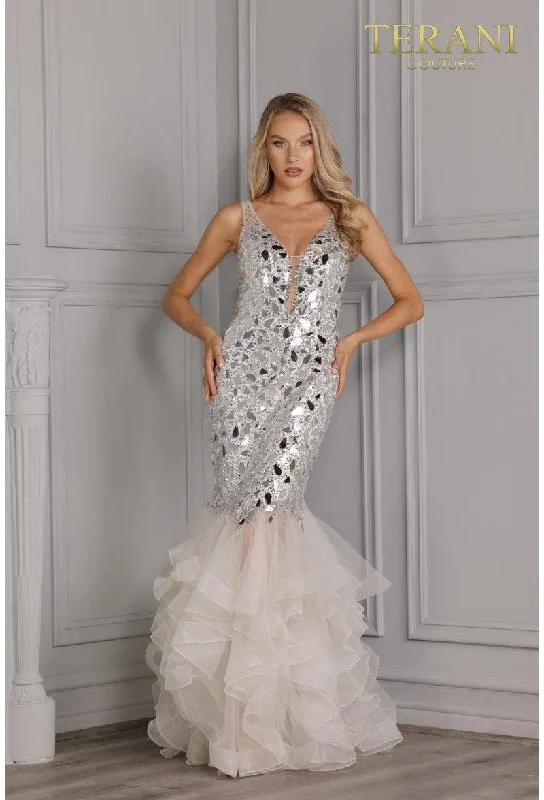Solid - colored bodycon dress for a classic appearanceTerani Couture 2111P4198 Sleeveless Long Prom Dress Solid - colored bodycon dress for a classic appearanceTerani Couture 2111P4198 Sleeveless Long Prom Dress