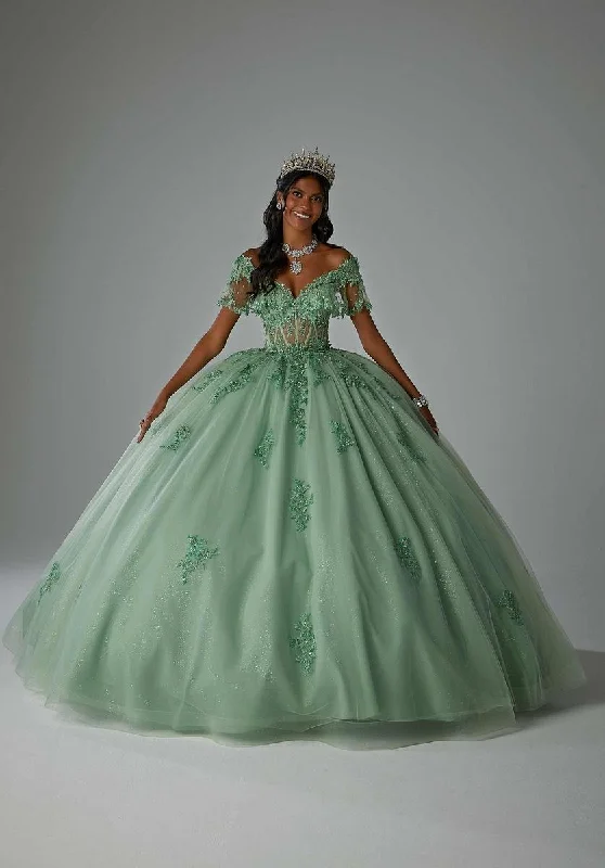 Midi - length party dresses for a modest and fashionable choiceVizcaya by Morilee Sheer Corset Quince Dress 89445 Midi - length party dresses for a modest and fashionable choiceVizcaya by Morilee Sheer Corset Quince Dress 89445