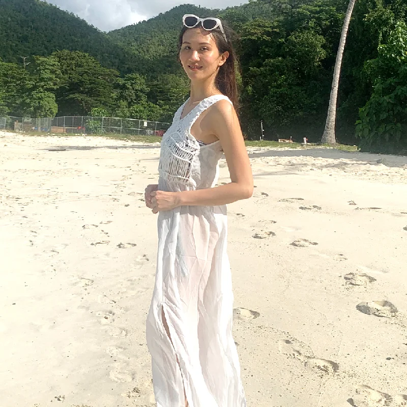 Minimalist - designed cover ups for a sleek and simple beach appearanceLiliana Fringed Cover Up Minimalist - designed cover ups for a sleek and simple beach appearanceLiliana Fringed Cover Up