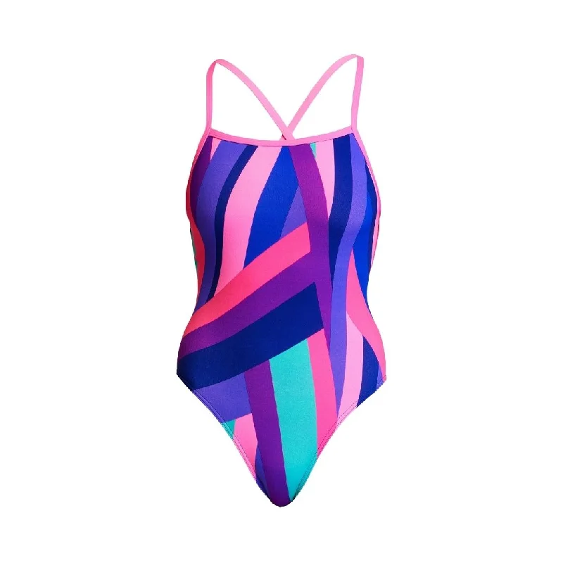 Metallic women swimwear with a shiny finish for a glamorous poolside lookBerry Beam | Ladies Strapped In One Piece Metallic women swimwear with a shiny finish for a glamorous poolside lookBerry Beam | Ladies Strapped In One Piece