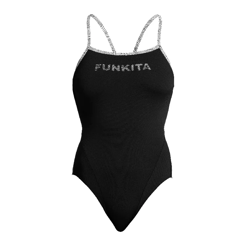 Sports women swimwear for high - intensity water activities like swimming lapsBlack Current | Ladies Single Strap One Piece Sports women swimwear for high - intensity water activities like swimming lapsBlack Current | Ladies Single Strap One Piece