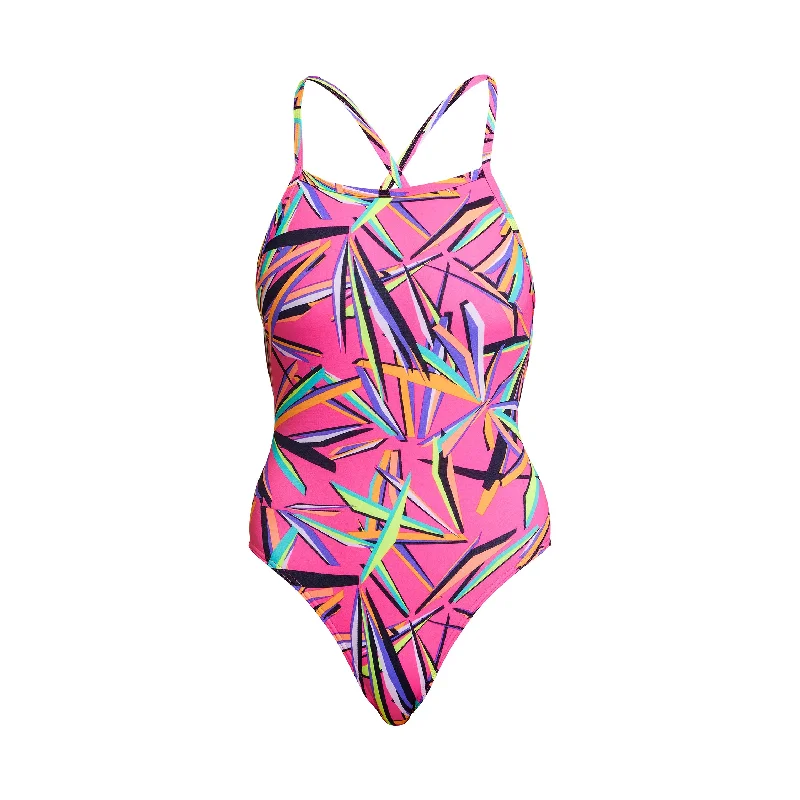 Push - up women swimwear to enhance the bust for a more confident beach lookBlade Stunner | Ladies Strapped In One Piece