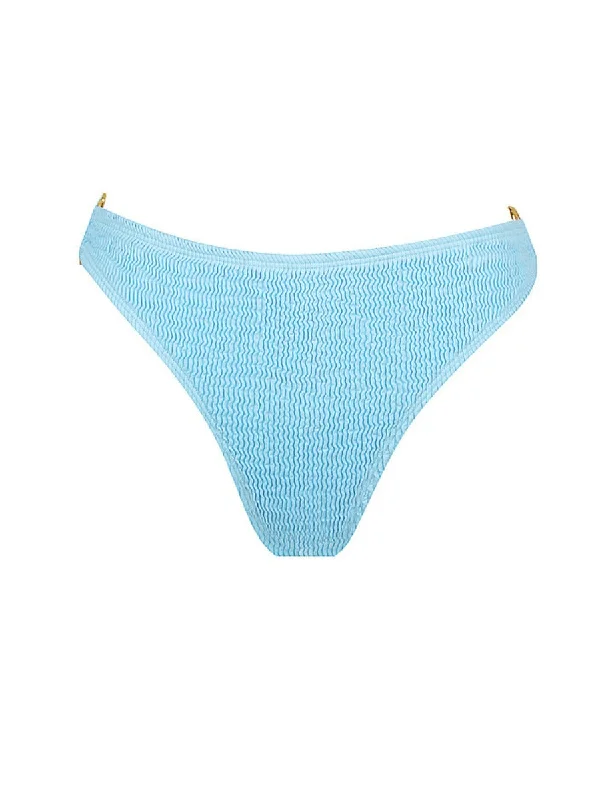 High - waisted bikini for a retro and tummy - flattering lookBoomerang Brief Sky