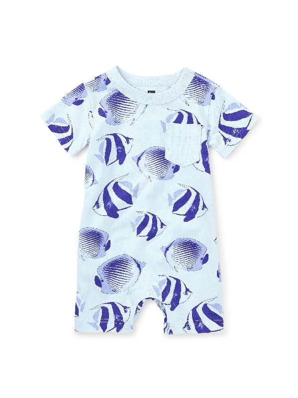 Women's Long - Sleeve Turtleneck One - Pieces in Navy for a Sophisticated Winter EnsemblePocket Shortie Baby Romper - Angelfish Women's Long - Sleeve Turtleneck One - Pieces in Navy for a Sophisticated Winter EnsemblePocket Shortie Baby Romper - Angelfish