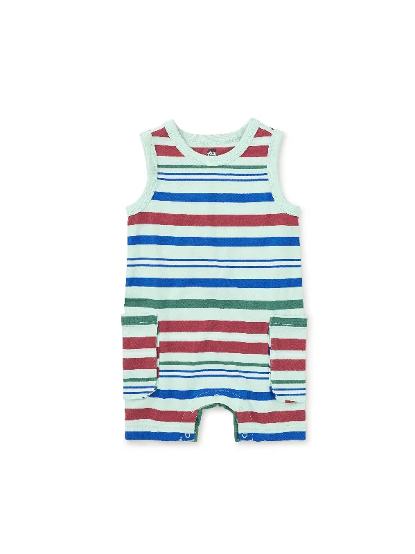 Women's Cargo - Style One - Pieces in Khaki with Pockets for a Practical and Stylish Outdoor LookCargo Pocket Tank Baby Romper - Garden Party Stripe Women's Cargo - Style One - Pieces in Khaki with Pockets for a Practical and Stylish Outdoor LookCargo Pocket Tank Baby Romper - Garden Party Stripe