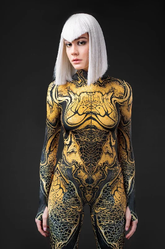Metallic Bodysuits for a Glitzy and Glamorous Night OutElixir Costume