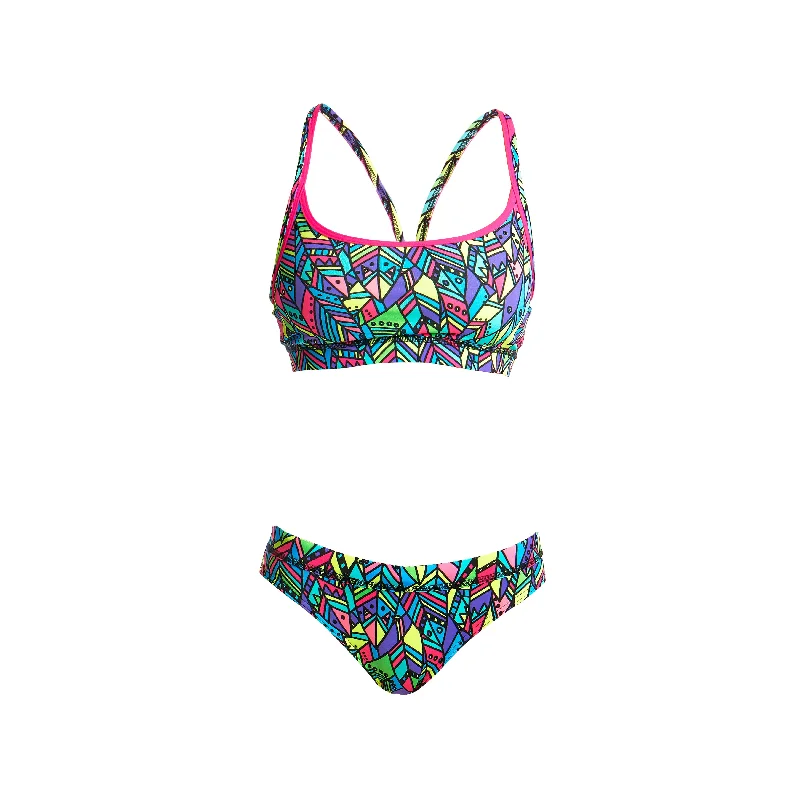 High - performance women swimwear with quick - drying fabric for active swimmersFEATHER FIESTA | LADIES SPORTS BRIEF High - performance women swimwear with quick - drying fabric for active swimmersFEATHER FIESTA | LADIES SPORTS BRIEF