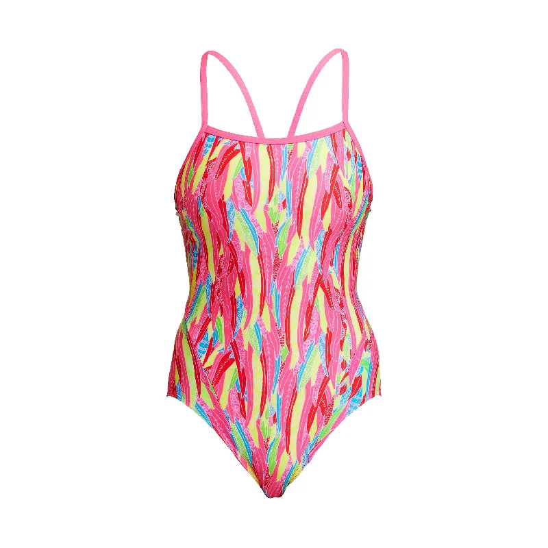 Plus - size women swimwear with full - coverage bottoms for comfort and confidenceFeather Flock | Ladies Single Strap One Piece Plus - size women swimwear with full - coverage bottoms for comfort and confidenceFeather Flock | Ladies Single Strap One Piece