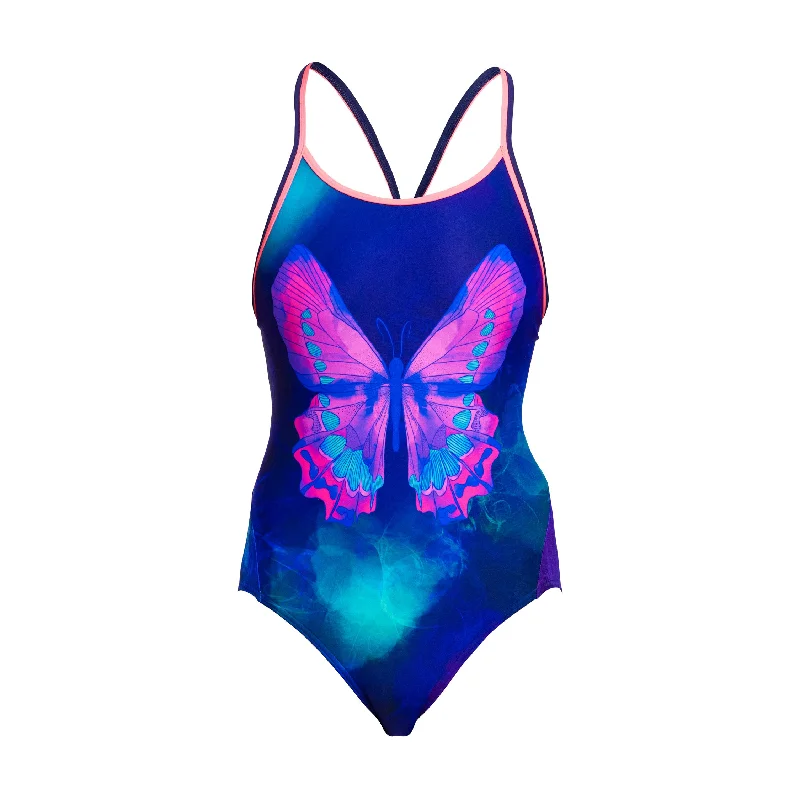 Metallic women swimwear with a shiny finish for a glamorous poolside lookFly Baby | Ladies Diamond Back One Piece Metallic women swimwear with a shiny finish for a glamorous poolside lookFly Baby | Ladies Diamond Back One Piece