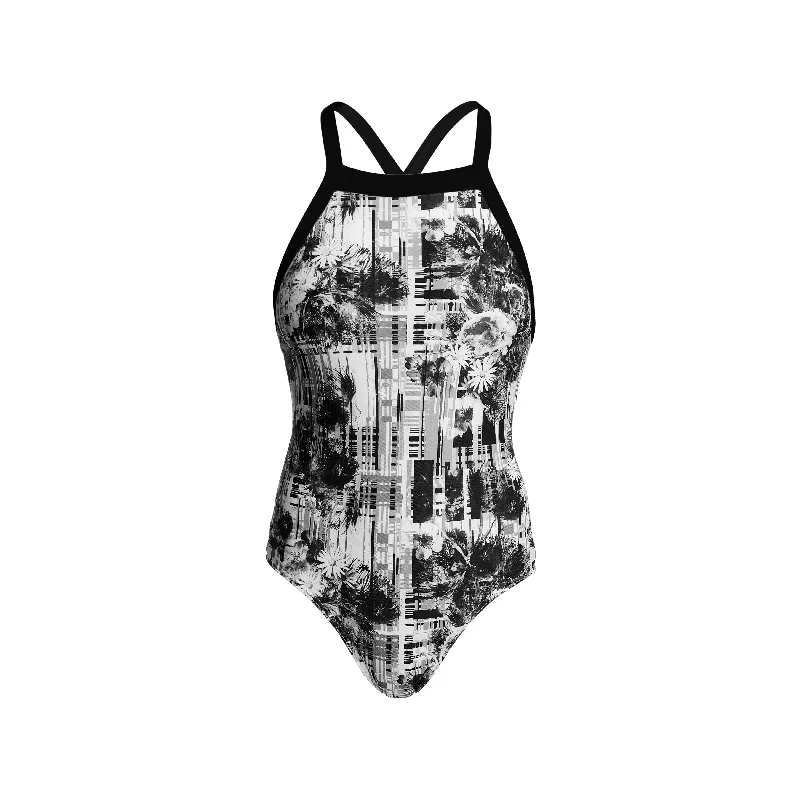 Tropical - print women swimwear for a vacation - ready beach styleGARDEN MIST | LADIES SKY HI ONE PIECE Tropical - print women swimwear for a vacation - ready beach styleGARDEN MIST | LADIES SKY HI ONE PIECE