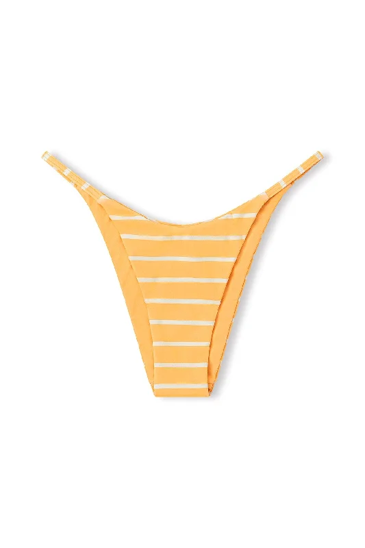Monokini - style bikini with a unique one - piece - meets - bikini designGolden Stripe Curve String Brief Monokini - style bikini with a unique one - piece - meets - bikini designGolden Stripe Curve String Brief