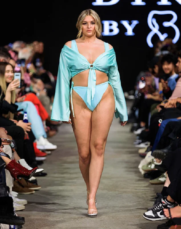 Lace - trimmed bikini for an elegant and romantic touchIzzy Bottoms